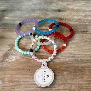 Assorted Lokai rubber bracelets. Size medium some are very rare.
